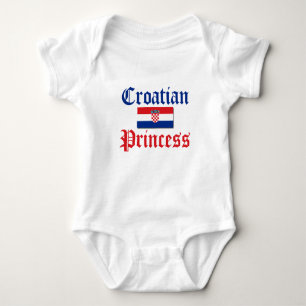 Kroatische Prinzessin 1 Baby Strampler