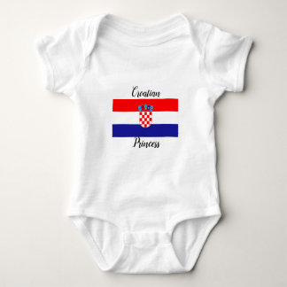 Kroatische Prinzessin BodySuit Baby Strampler