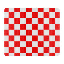 Kroatische Rot-Weiße Schachbretter