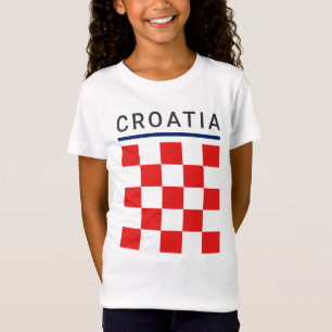 Kroatische Schachbrett T-Shirt