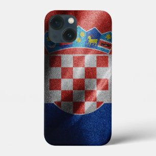 Kroatische Seidenflagge Case-Mate iPhone Hülle