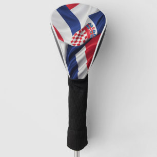 Kroatische Seidenstruktur Golf Headcover