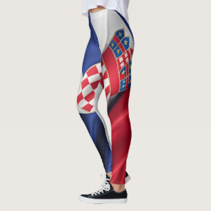 Kroatische Seidenstruktur Leggings