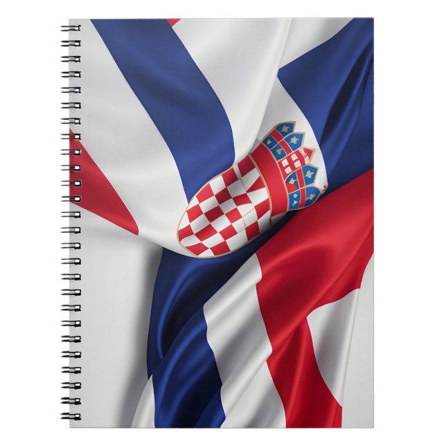Kroatische Seidenstruktur Notizblock (Vorderseite)