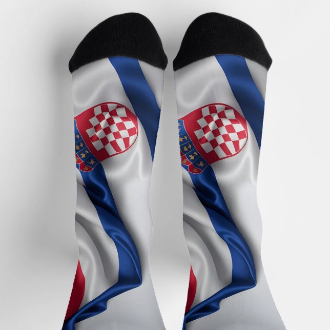 Kroatische Seidenstruktur Socken (Oben)