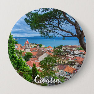 Kroatische Stadt Omis Button