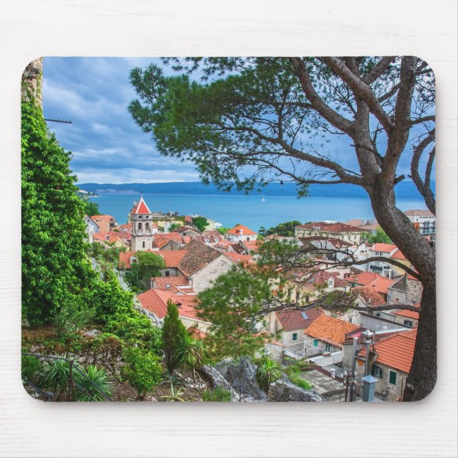 Kroatische Stadt Omis Mousepad (Vorne)