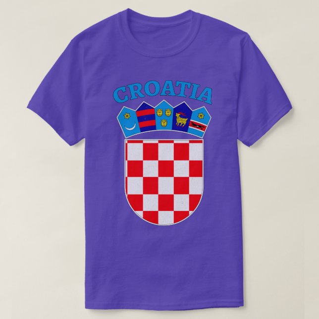 Kroatische Wappen T-Shirt (Design vorne)