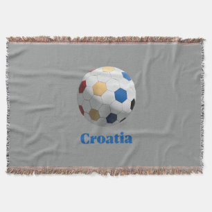 Kroatischer Fußball Decke