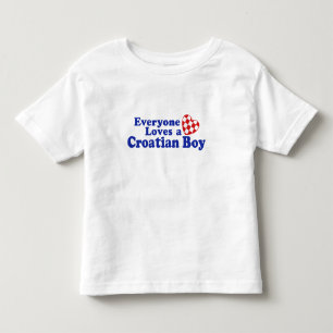 Kroatischer Junge Kleinkind T-shirt