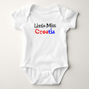 kroatischer kleiner Fräulein Baby Strampler