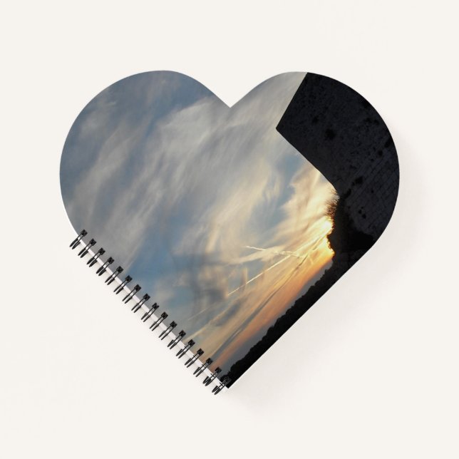 Kroatischer Sonnenuntergang Notizbuch (Vorderseite)