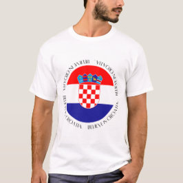 Kroatisches Fußball Fan Geschenk T-Shirt