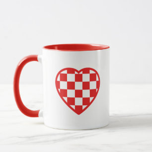 Kroatisches Herz Tasse