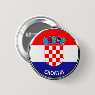 Kroatisches Wappen, Hrvatski grb Button