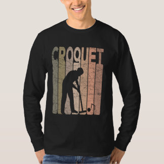 Krocket Vintage Krocket Spieler Retro Krocket Lieb T-Shirt