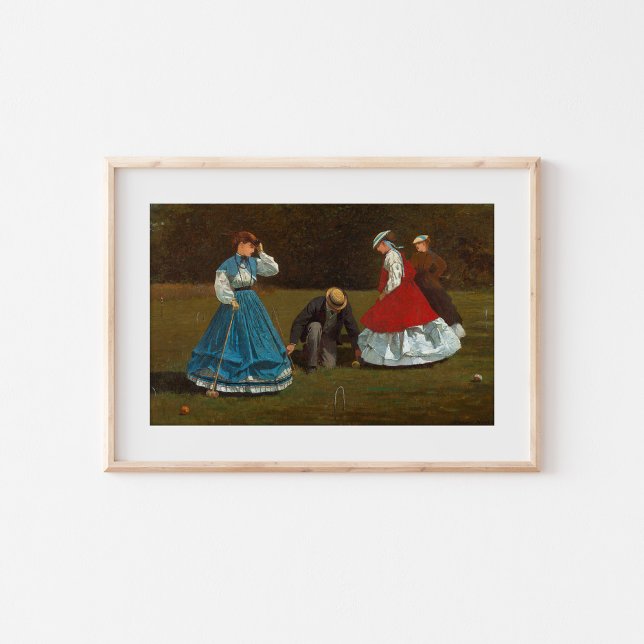Krocketszene | Winslow Homer Poster (Von Creator hochgeladen)
