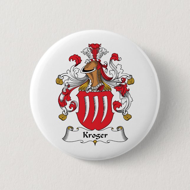 Kroger Familienwappen Button (Vorderseite)