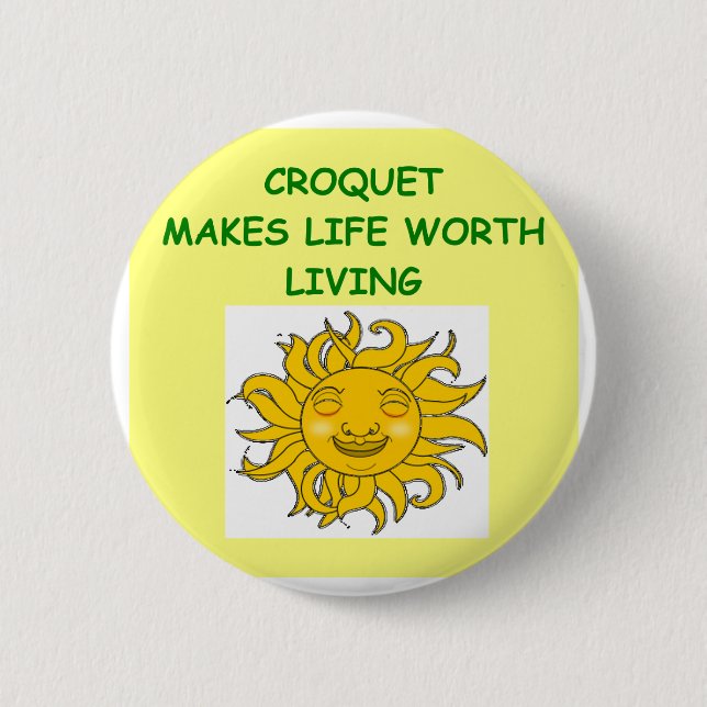 Krokett Button (Vorderseite)