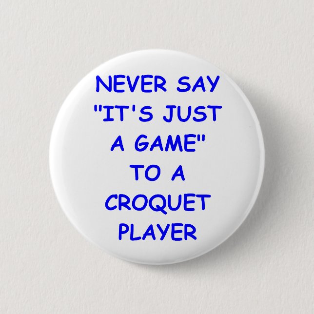 Krokett Button (Vorderseite)