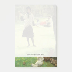 Krokett James Tissots  , c.1878 Post-it Klebezettel