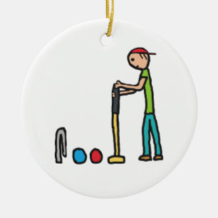 Krokett Keramik Ornament