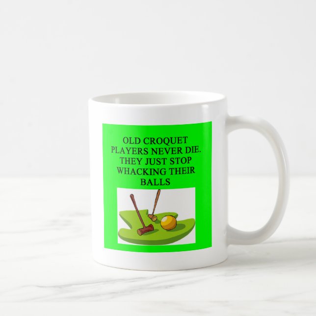 KROKETT-Spielerwitz Kaffeetasse (Rechts)