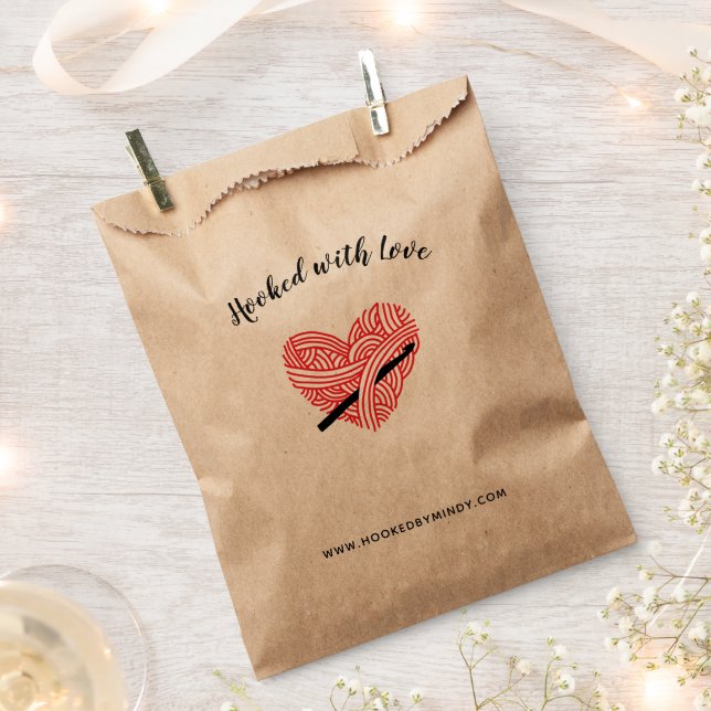 Kroketten mit Liebe Garnelen Herzhandwerk Geschenktütchen (Ausgeschnitten)