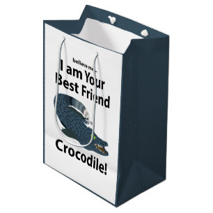 Krokodil Alligator Lustiges Krokodil Mittlere Geschenktüte