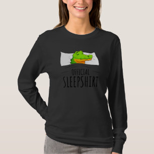 Krokodil Alligator Offizieller Schlaf T-Shirt