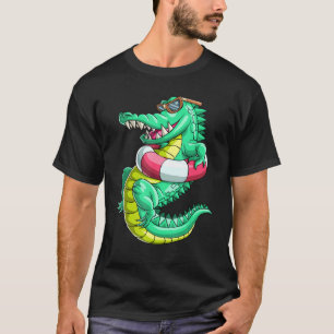 Krokodil-Alligator Reptil Tier T-Shirt