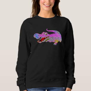 Krokodil-Alligator Sweatshirt