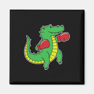 Krokodil Boxing Magnet