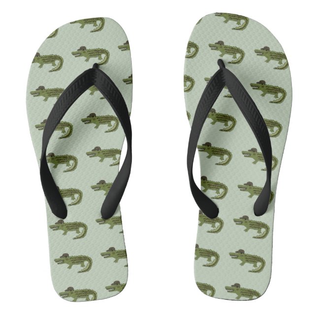 Krokodil Cool Flip Flops (Fußbett)