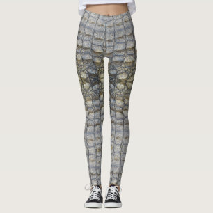Krokodil-Druck Leggings