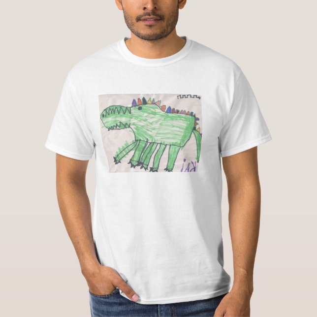 Krokodil durch DesignsByKai T-Shirt (Vorderseite)