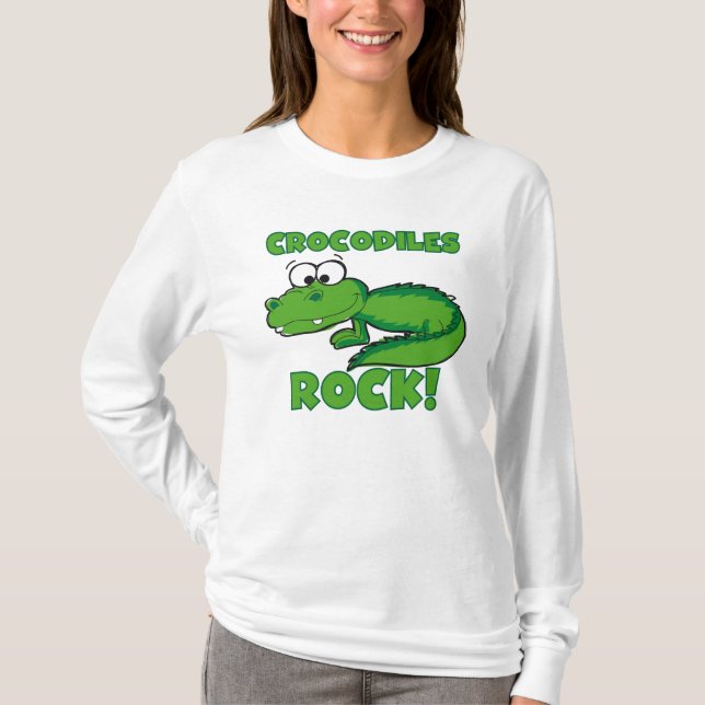 Krokodil-Felsen T-Shirt (Vorderseite)