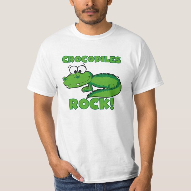 Krokodil-Felsen T-Shirt (Vorderseite)