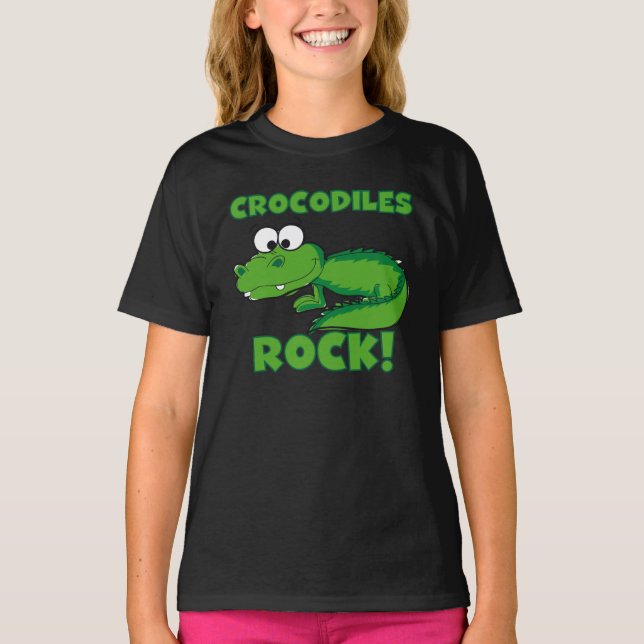 Krokodil-Felsen T-Shirt (Vorderseite)