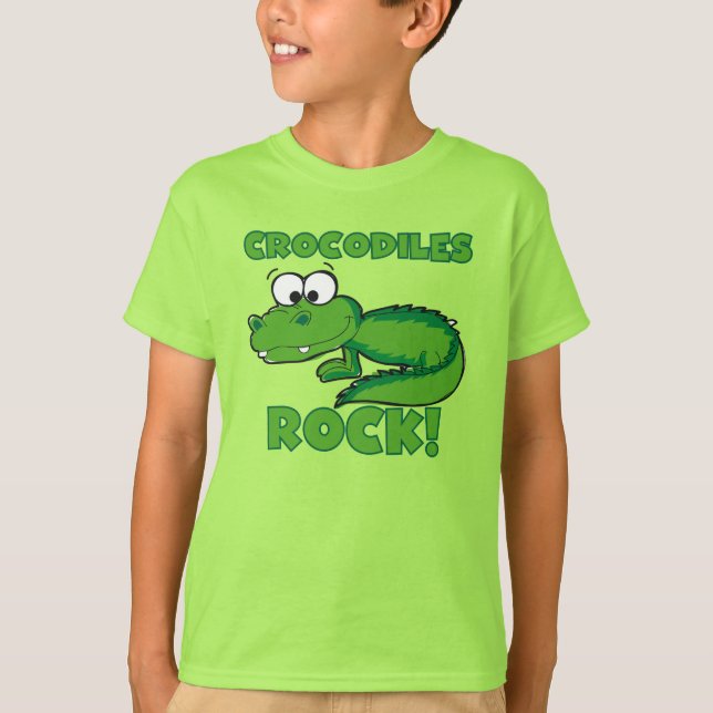 Krokodil-Felsen T-Shirt (Vorderseite)