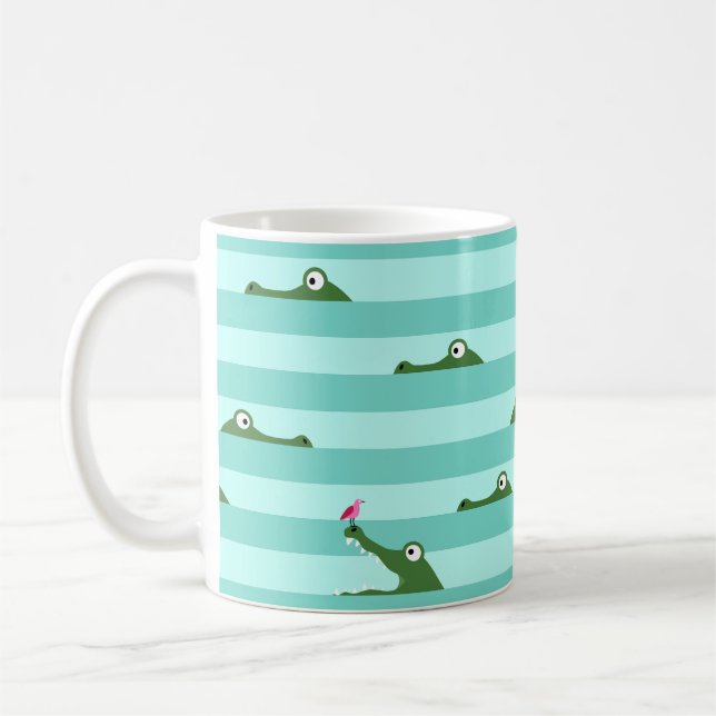 Krokodil Kaffeetasse (Links)