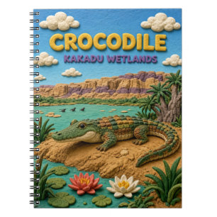 Krokodil Kakadu-Feuchtgebiete Modern KlayKoo Notizblock
