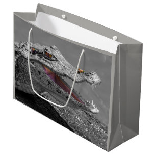 Krokodil lächelnd in Tortuguero - Costa Rica Große Geschenktüte