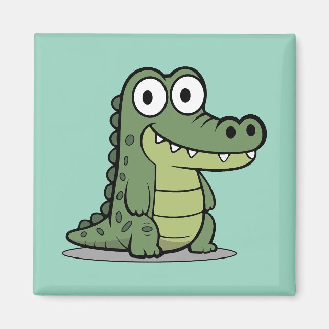 Krokodil Magnet (Vorne)