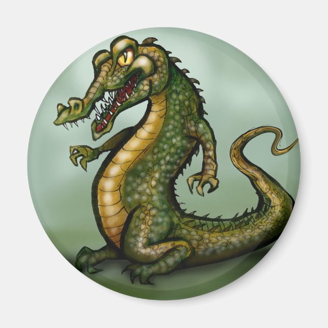 Krokodil Magnet (Vorne)