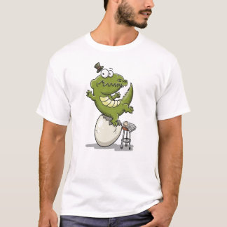 Krokodil schlüpft aus einem Ei T-Shirt