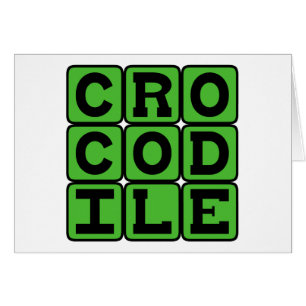 Krokodil, semiaquatische Reptilien