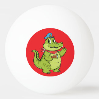 Krokodil Tischtennisball