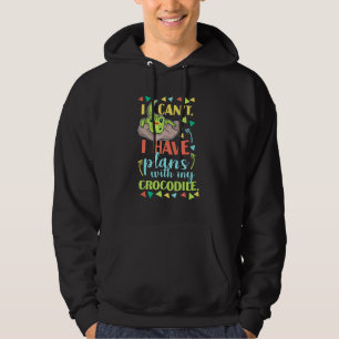 Krokodil und Alligator für Mädchen und Jungen Hoodie