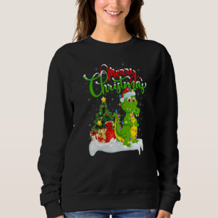 Krokodil-Weihnachtsdekorationen Weihnachtsmann Kro Sweatshirt